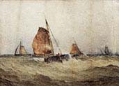 Dutch Boats in the Sea